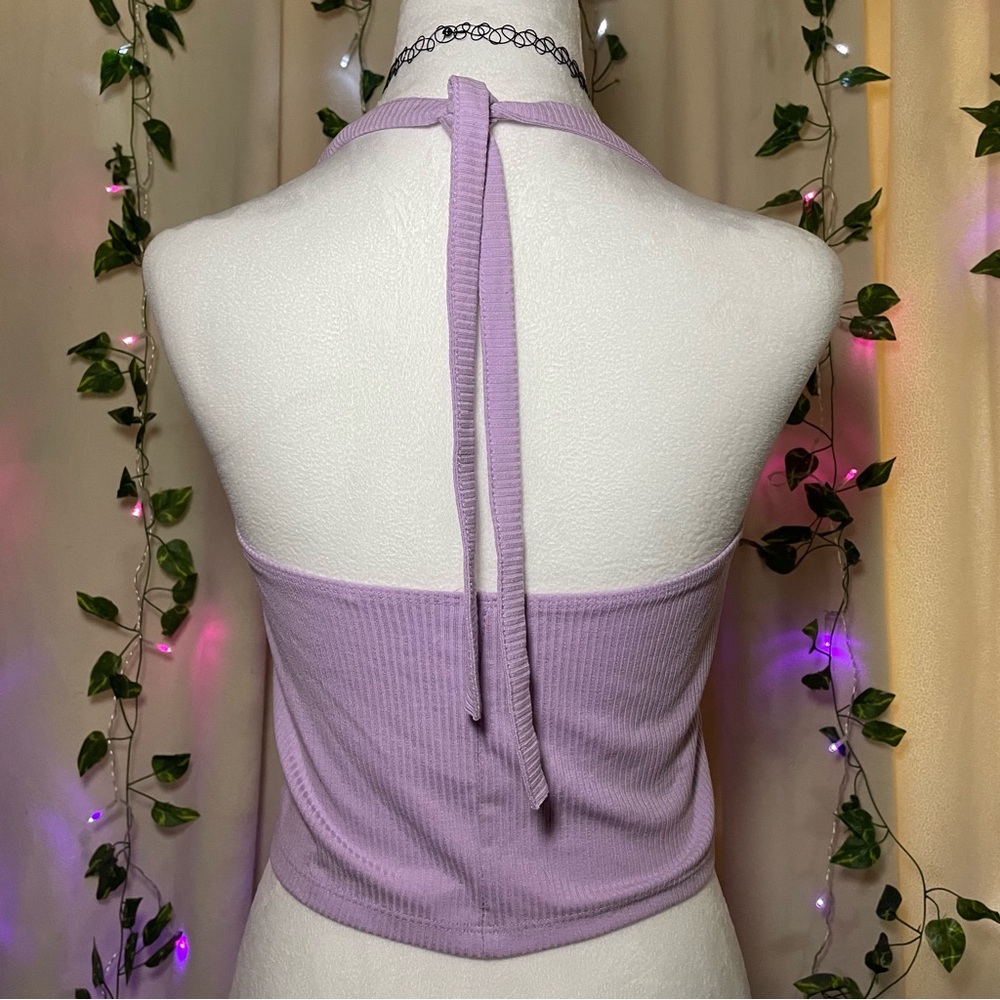 Light purple halter top